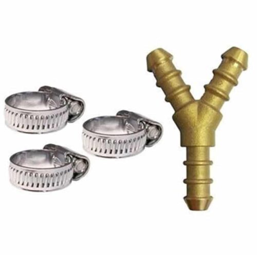 Y SPLITTER WITH 3 WORM DRIVE CLIPS Product Image