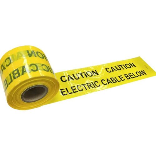 UNDERGROUND ELECTRIC WARNING MARKER TAPE 150MM X 365M Product Image