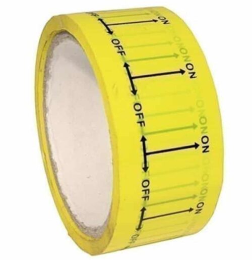 YELLOW ON/OFF TAPE ROLL 38MM X 33M Product Image