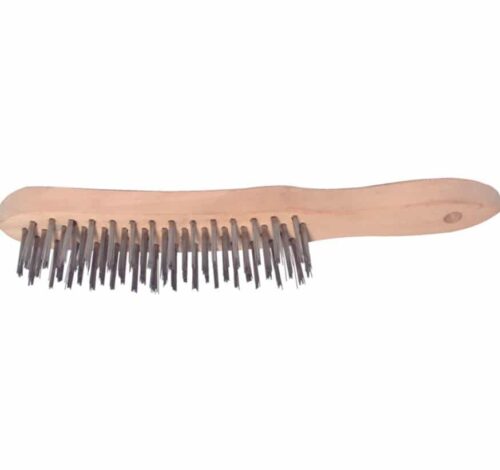 4-ROW WIRE SCRATCH BRUSH PLAIN BACK Product Image