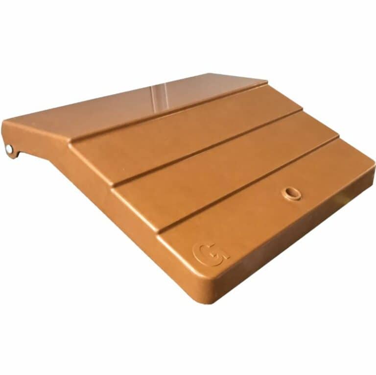 BROWN GAS METER BOX REPLACEMENT LID SEMIBURIED (415MM X 460MM) Gas