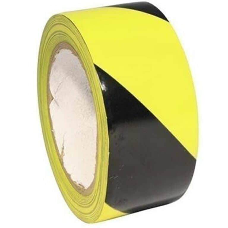 Hazard Tape Warning Marker Tape for Floors/Walls/Doors Indoor or Outdoor Use Gas Equipment