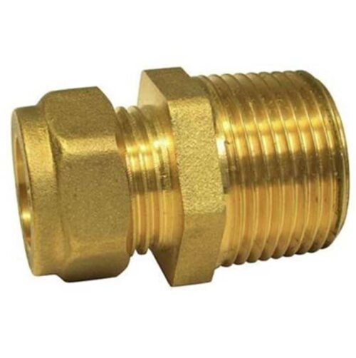 1/2 BSPT MALE X 15MM COMPRESSION STUD ADAPTOR Product Image