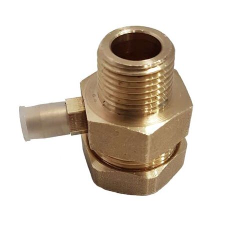 22MM COPPER COMPRESSION X 1/2″ MALE BSPT ADAPTOR WITH TEST POINT Product Image