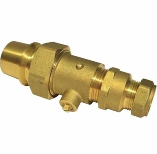 25MM MDPE TO 22MM COPPER COMPRESSION TRANSITION FITTING Product Image