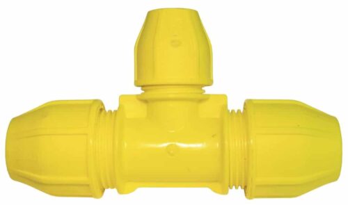 YELLOW MDPE 25MM X 20MM REDUCING TEE Product Image