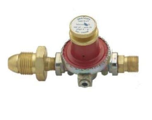 ADJUSTABLE PROPANE GAS REGULATOR 0-4 BAR LEFT HAND MALE OUTLET Product Image