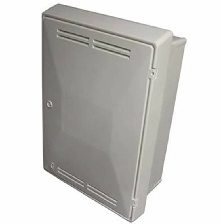 Semi concealed gas meter box