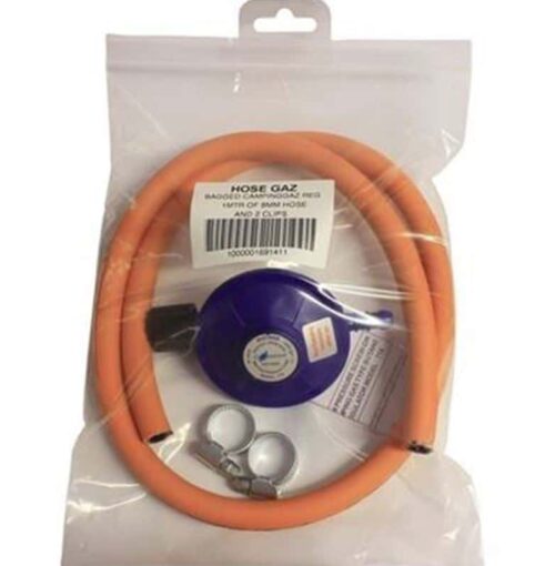 CAMPINGAZ 901, 904 & 907 COMPATIBLE REGULATOR & HOSE & CLIPS KIT Product Image