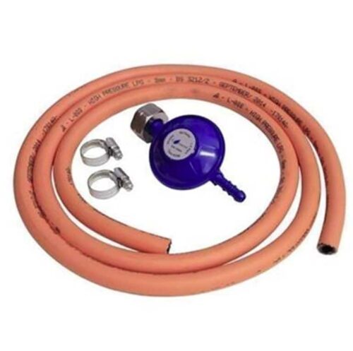 LOW PRESSURE SCREW IN BUTANE REGULATOR 21.8LH – 1.5KG/HR & 2M HOSE KIT Product Image