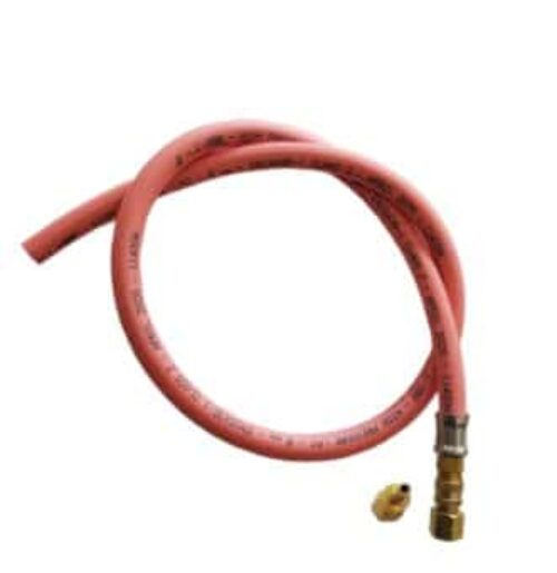 UNIVERSAL UK BBQ QUICK RELEASE 1M HOSE & 1/4″ LH & 5/8″ RH THREADS Product Image