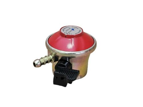 Clip-on propane gas regulator