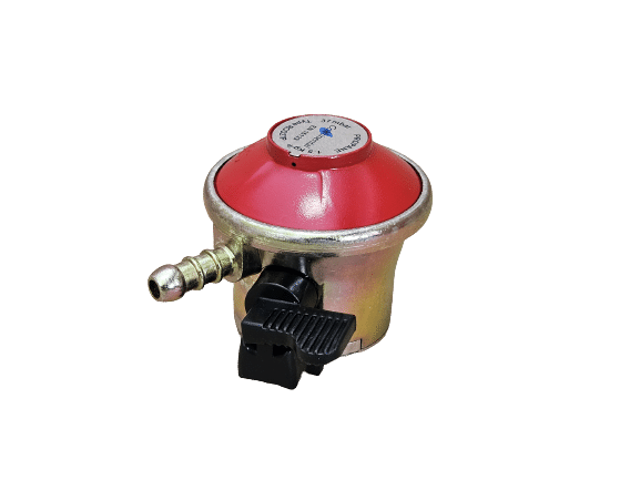 Clip-on propane gas regulator