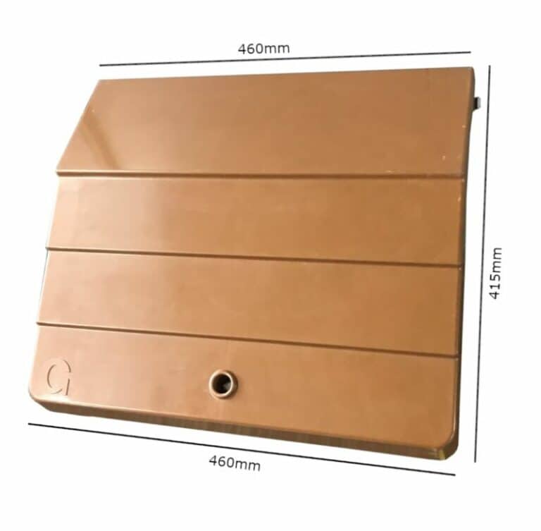 BROWN GAS METER BOX REPLACEMENT LID SEMIBURIED (415MM X 460MM) Gas