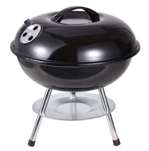Portable Charcoal Table Top Barbecue With Lid – Black Product Image