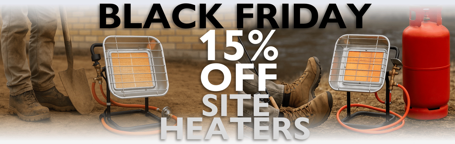 15% Off Site Heaters - Promo Banner